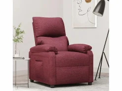 Discount Sillón de relax | Silla | Sillón reclinable de tela tinto SHL3570 Rojo