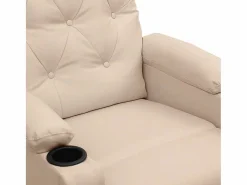 Discount Sillón de relax | Silla | Sillón reclinable eléctrico de tela SHL7365 Crema