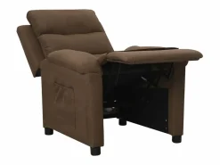 Sillón de relax | Silla | Sillón reclinable de tela marrón SHL6318