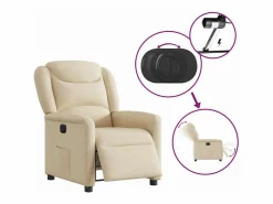 Outlet Sillón de relax | Silla | Sillón reclinable eléctrico de tela SHL4065 Sillón Relax