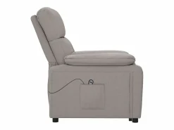 Hot Sillón de relax | Silla | Sillón reclinable eléctrico tela gris taupé SHL2578 Topo