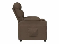 Best Sillón de relax | Silla | Sillón reclinable de tela marrón SHL8690 Sillón Relax
