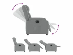 Sillón de relax | Silla | Sillón reclinable eléctrico tela claro SHL4075