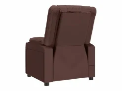 Sillón de relax | Silla | Sillón reclinable eléctrico de cuero sintético marrón SHL7037 Sillón Relax