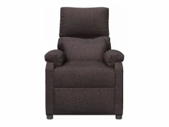 Clearance Sillón de relax | Silla | Sillón reclinable de tela marrón oscuro SHL7688 Marru00f3n
