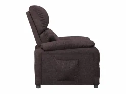 Clearance Sillón de relax | Silla | Sillón reclinable de tela marrón oscuro SHL7688 Marru00f3n