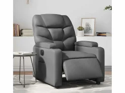 Sillón de relax | Silla | Sillón reclinable eléctrico de cuero sintético SHL2483 Gris