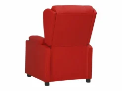 Outlet Sillón de relax | Silla | Sillón reclinable eléctrico de cuero sintético tinto SHL6335 Sillón Relax