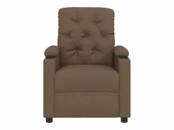 Sillón de relax | Silla | Sillón reclinable eléctrico de tela marrón SHL3626
