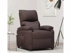 Best Sillón de relax | Silla | Sillón reclinable eléctrico tela marrón oscuro SHL5374 Sillón Relax