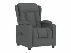 Sillón de relax | Silla | Sillón reclinable eléctrico de tela gris oscuro SHL8457