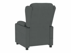 Sillón de relax | Silla | Sillón reclinable eléctrico de tela gris oscuro SHL8457