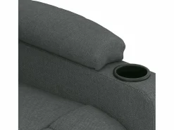 Sillón de relax | Silla | Sillón reclinable eléctrico de tela gris oscuro SHL8457