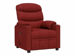 Sillón de relax | Silla | Sillón reclinable eléctrico tela tinto SHL6556