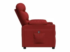 Sillón de relax | Silla | Sillón reclinable eléctrico tela tinto SHL6556