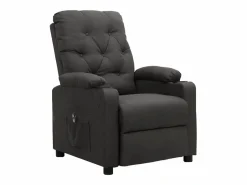 Sillón de relax | Silla | Sillón reclinable eléctrico de tela gris oscuro SHL5930
