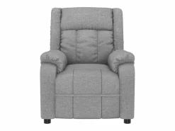 Online Sillón de relax | Silla | Sillón reclinable eléctrico tela claro SHL4841 Gris