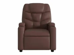 Discount Sillón de relax | Silla | Sillón reclinable eléctrico de cuero sintético marrón SHL2013 Marru00f3n