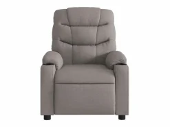 Sillón de relax | Sillón reclinable de masaje eléctrico tela gris taupe SHL4423