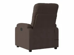 Discount Sillón de relax | Sillón reclinable de masaje eléctrico tela de microfibra marrón SHL7910 Marru00f3n