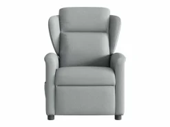 Sillón de relax | Sillón reclinable de masaje de tela claro SHL8240