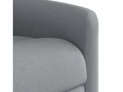 Sillón de relax | Sillón reclinable de masaje de tela claro SHL8240
