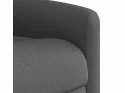 New Sillón de relax | Sillón reclinable de masaje de tela gris oscuro SHL3509 Gris antracita