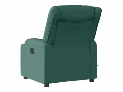 Outlet Sillón de relax | Sillón reclinable de masaje eléctrico tela verde oscuro SHL2840 Verde pino