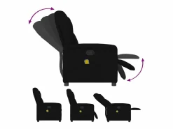 Sillón de relax | Sillón reclinable de masaje de tela SHL4924