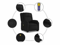 Outlet Sillón de relax | Sillón reclinable de masaje de pie cuero artificial SHL5134 Sillón De Masaje