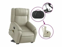 Best Sillón de relax | Sillón reclinable de masaje de pie cuero artificial color SHL4204 Sillón De Masaje