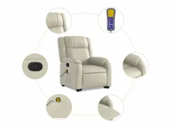 Best Sillón de relax | Sillón reclinable de masaje de pie cuero artificial color SHL4204 Sillón De Masaje