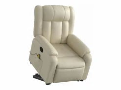 Sillón de relax | Sillón reclinable de masaje de pie cuero artificial color SHL6735