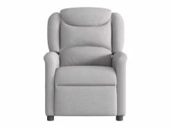 Outlet Sillón de relax | Sillón reclinable de masaje eléctrico tela nube SHL9642 Gris