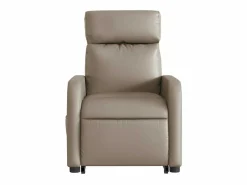 Sillón de relax | Sillón reclinable de masaje eléctrico cuero sintético capuchino SHL8939