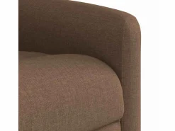 Discount Sillón de relax | Sillón reclinable de masaje eléctrico tela marrón SHL5106 Marru00f3n