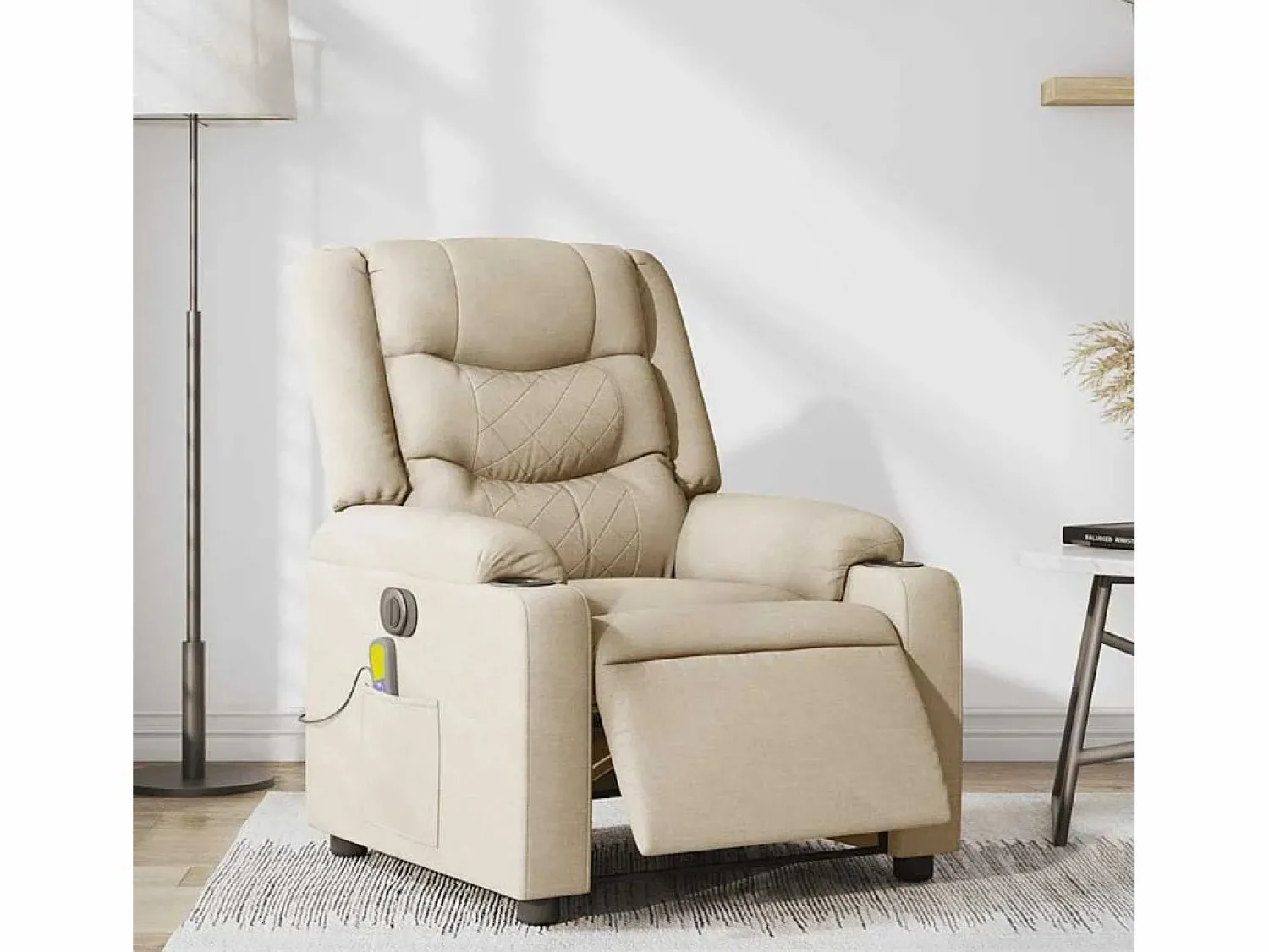 Sillón de relax | Sillón reclinable de masaje eléctrico tela color SHL9104