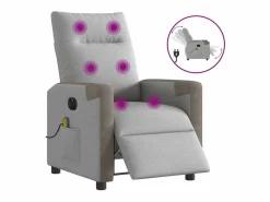Discount Sillón de relax | Sillón reclinable de masaje eléctrico tela nube SHL7511 Sillón De Masaje