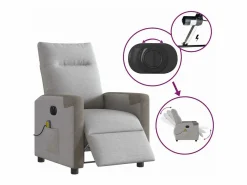 Discount Sillón de relax | Sillón reclinable de masaje eléctrico tela nube SHL7511 Sillón De Masaje