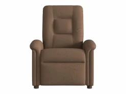Sillón de relax | Sillón reclinable de masaje eléctrico tela marrón SHL5298