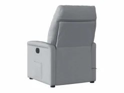 Sillón de relax | Sillón reclinable de masaje de tela claro SHL4300