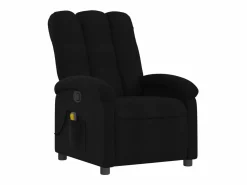 Online Sillón de relax | Sillón reclinable de masaje de tela SHL7064 Negro