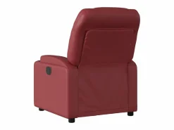 Clearance Sillón de relax | Sillón reclinable de cuero sintético tinto SHL3354 Sillón Relax