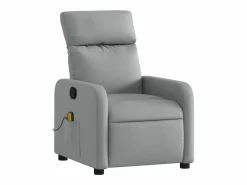 Clearance Sillón de relax | Sillón reclinable de masaje de tela claro SHL5109 Sillón De Masaje