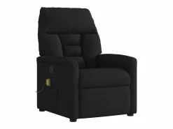Hot Sillón de relax | Sillón reclinable de masaje de tela SHL8372 Negro