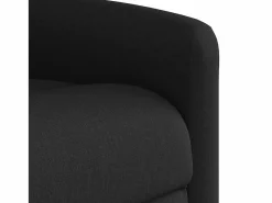 Hot Sillón de relax | Sillón reclinable de masaje de tela SHL8372 Negro