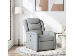 Sale Sillón de relax | Sillón reclinable de masaje de tela claro SHL5692 Sillón De Masaje