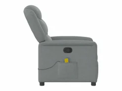 Sale Sillón de relax | Sillón reclinable de masaje de tela claro SHL5692 Sillón De Masaje