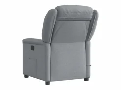 Sale Sillón de relax | Sillón reclinable de masaje de tela claro SHL5692 Sillón De Masaje