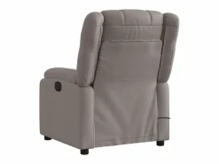 Online Sillón de relax | Sillón reclinable de masaje eléctrico tela gris taupe SHL5001 Sillón De Masaje